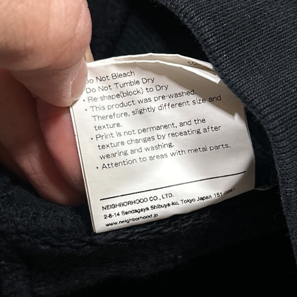 Neighborhood Reverse Weave Mess With The Best Die Like The Rest Hoodie Mens L - Picture 12 of 13